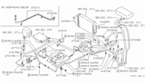 Diagram for 1987 Nissan Van A/C Hose - 92441-17C02