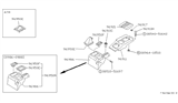 Diagram for 1988 Nissan Van Center Console Base - 96911-17C10