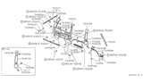 Diagram for Nissan Van Body Mount Hole Plug - 01658-00045