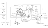 Diagram for 1987 Nissan Van A/C Expansion Valve - 92201-17C00