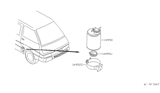 Diagram for 1989 Nissan Van Vapor Canister - 14950-17C00