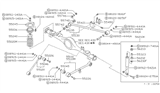 Diagram for 1991 Nissan Van Control Arm - 55111-11C20