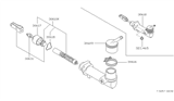 Diagram for Nissan Van Clutch Master Cylinder - 30610-01C00