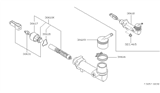 Diagram for 1989 Nissan Van Clutch Master Cylinder - 30610-01C00