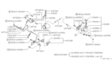 Diagram for 1990 Nissan Van Power Steering Hose - 49711-26C00