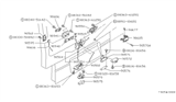 Diagram for 1988 Nissan Van Rear Door Striker - 90520-G5101