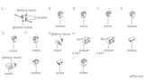 Diagram for Nissan Van Blower Control Switches - 27660-G5300