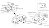 Diagram for Nissan Van Weather Strip - 83352-13C01