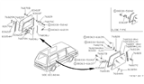 Diagram for 1990 Nissan Van Weather Strip - 83352-13C01