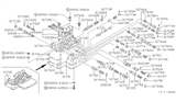 Diagram for Nissan Van Valve Body - 31705-43X07