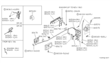 Diagram for 1989 Nissan Van Door Lock Actuator - 80551-17C02