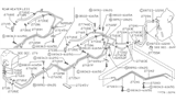 Diagram for 1989 Nissan 240SX Fuel Line Clamps - 01555-00351