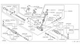 Diagram for Nissan Van Tie Rod End - 48520-G5225