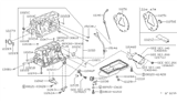Diagram for 1987 Nissan Van Oil Pan - 11110-17C00