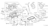 Diagram for Nissan Van Oil Pan - 11110-17C00