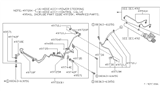 Diagram for 1990 Nissan Van Power Steering Hose - 49716-26C61