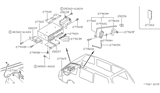 Diagram for Nissan Van Antenna Cable - 28360-12C00