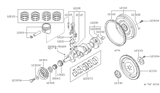 Diagram for Nissan Van Flywheel - 12310-G8801