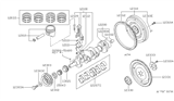 Diagram for 1988 Nissan Van Flywheel - 12310-G8801