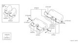 Diagram for 1987 Nissan Van Seat Belt - 89850-17C00