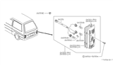 Diagram for 1989 Nissan Van Tail Light - 26559-17C00