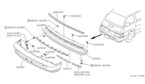 Diagram for 1989 Nissan Van Bumper - F2022-17C10