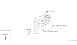 Diagram for Nissan Van Steering Column Cover - 48474-35V00