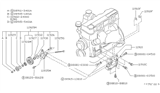 Diagram for Nissan Van Timing Belt Idler Pulley - 11925-17C00