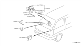 Diagram for 1987 Nissan Van Cruise Control Servo - 18910-17C00