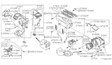 Diagram for 1987 Nissan Van A/C Switch - 27660-22C00