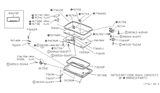 Diagram for Nissan Van Sunroof - 73806-G5100