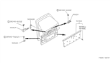 Diagram for 1987 Nissan Van Door Handle - 90940-17C00