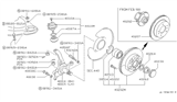 Diagram for 1987 Nissan Van Wheel Bearing - 40210-15C05