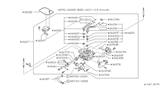 Diagram for 1987 Nissan Van Mass Air Flow Sensor - 16078-17C00