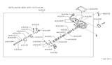 Diagram for 1989 Nissan Van Throttle Position Sensor - 16260-17C05