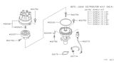 Diagram for Nissan Van Distributor - 22100-17C00