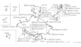 Diagram for 1990 Nissan Van Power Steering Hose - 49725-26C00