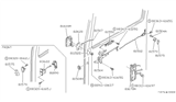 Diagram for 1990 Nissan Van Door Lock Actuator - 82500-17C00