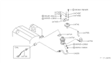 Diagram for Nissan Pulsar NX EGR Tube - 14751-85M00