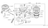 Diagram for 1987 Nissan Pulsar NX Air Filter Box - 16500-85M00