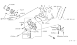 Diagram for Nissan Pulsar NX Oil Pump - 15010-35F00