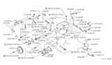 Diagram for Nissan Pulsar NX Cooling Hose - 14055-55M04