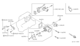 Diagram for Nissan Pulsar NX Throttle Body Gasket - 16175-D4200