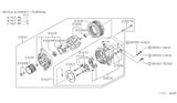 Diagram for 1990 Nissan Sentra Alternator Case Kit - 23118-77A00