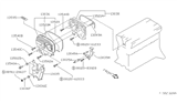 Diagram for 1988 Nissan Pulsar NX Timing Cover - 13570-D4201