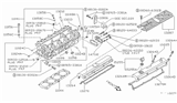 Diagram for 1987 Nissan Pulsar NX Cylinder Head Bolts - 11056-D4200