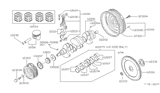 Diagram for 1983 Nissan Pulsar NX Cam Gear - 13021-01M00