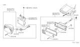 Diagram for Nissan Pulsar NX Side Marker Light - 26121-56L00