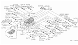 Diagram for 1987 Nissan Sentra Valve Body - 31705-15X01