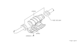 Diagram for 1989 Nissan Sentra Catalytic Converter - 20802-01Y28